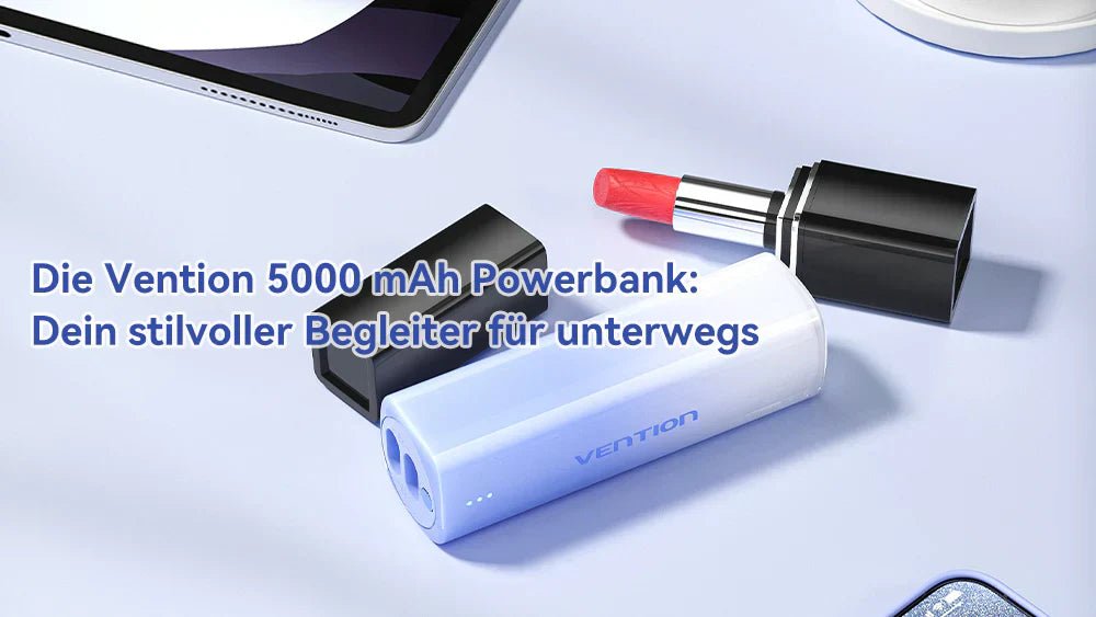 Wentention 5000 MAH Power Bank: Your stylish travel companion - Vention