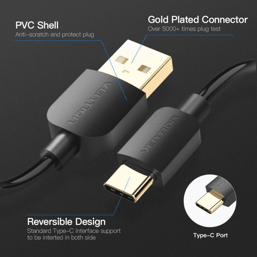 What are differences between lightning and USB Type-C - Vention