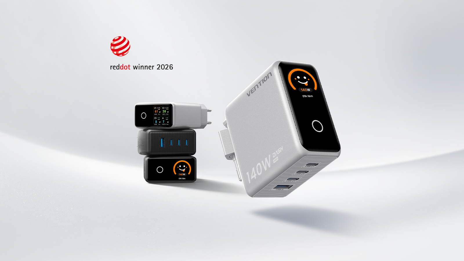 Vention Launches DASH PRO, a Pro Charger that Brings an All-You-Can-See Charging Exprience