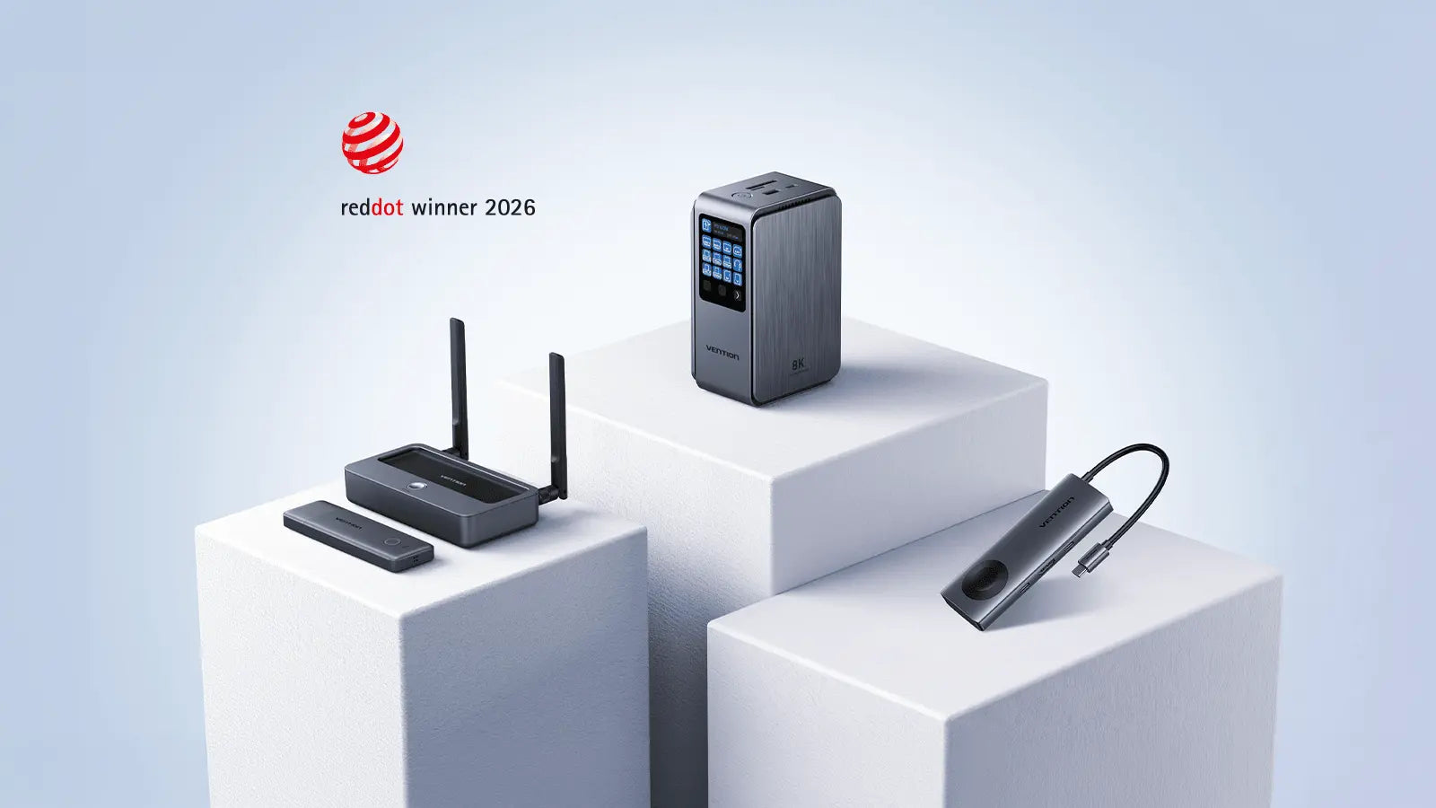 3 Vention Products Win Red Dot Awards 2026 - Vention
