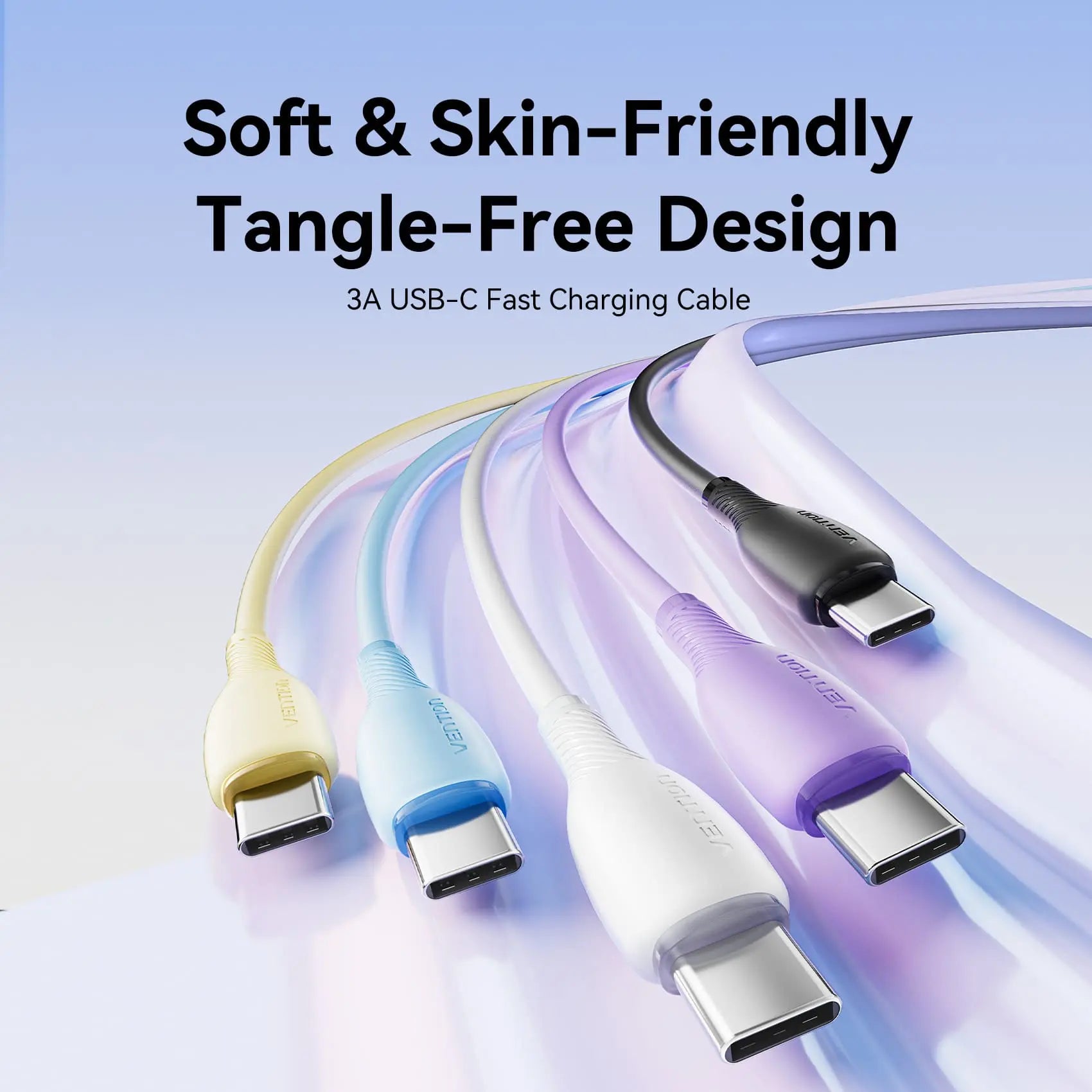 Vention USB 2.0 A Male to C Male 3A Cable PVC Type - Vention