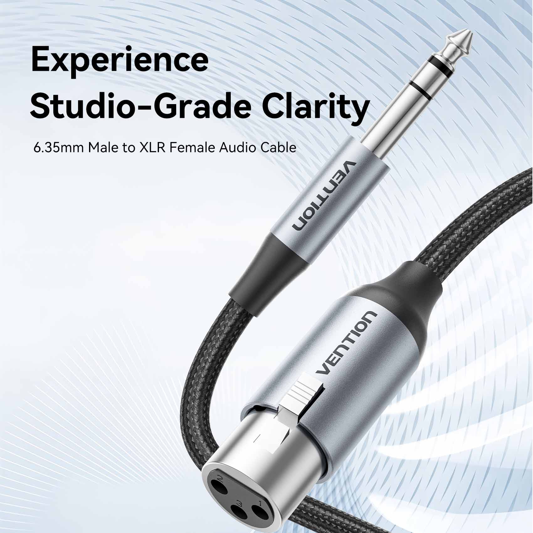 Vention 6.35mm Male to XLR Female Audio Cable - Vention