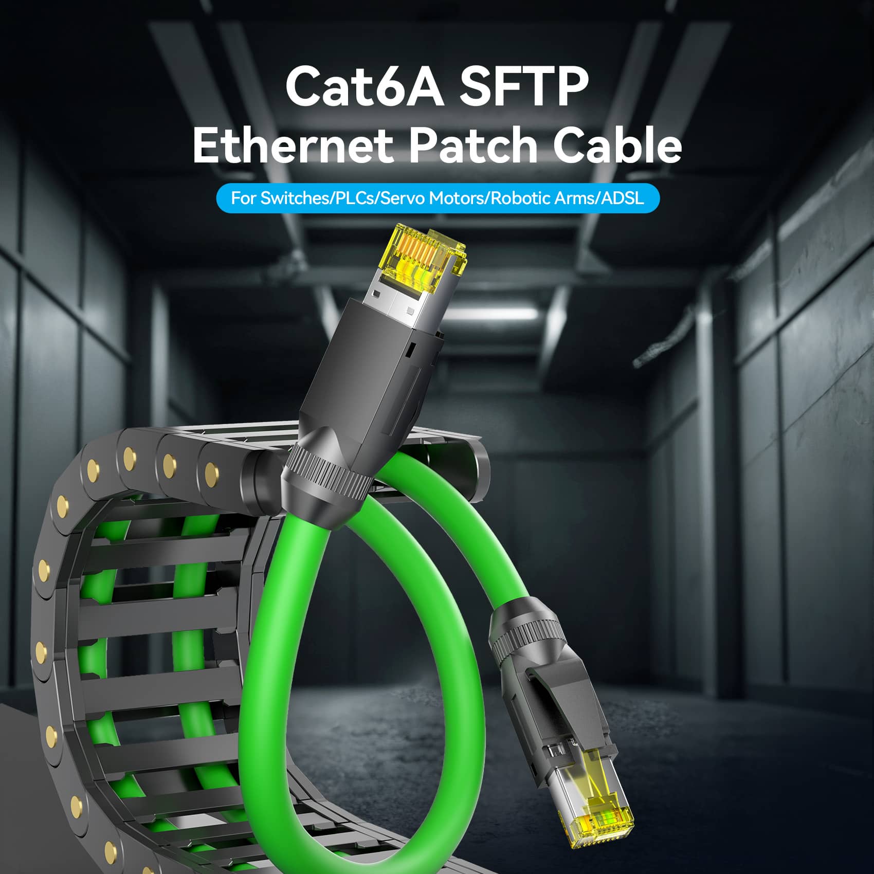 Vention Cat6A SFTP Ethernet Patch Cable