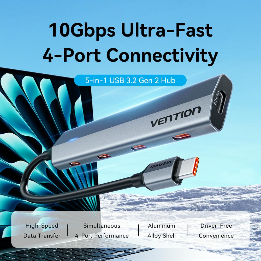 <tc>Vention</tc> 5-in-1 USB 3.2 Gen 2 Hub