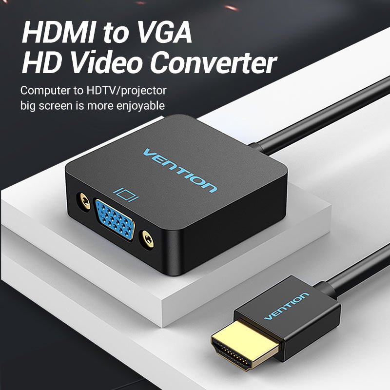 Vention HDMI™ to VGA Converter Black - Vention