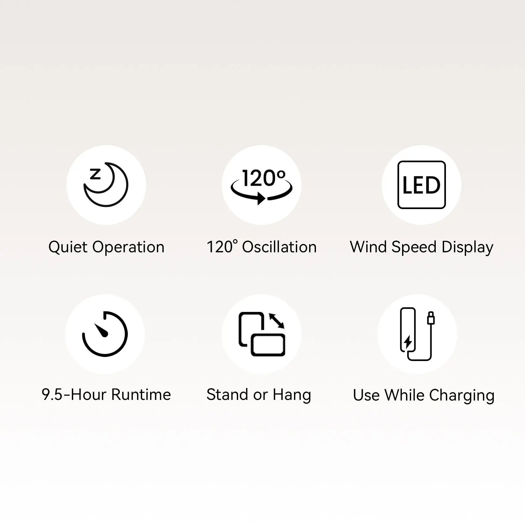 Vention lite 01 Desktop Air Circulation Fan - Vention