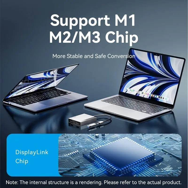 Vention USB to Dual HDMI™ MST Adapter - Vention