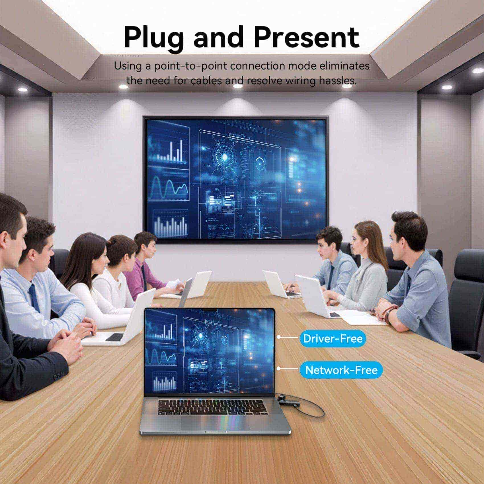 Vention Wireless HDMI™ Transmitter and Receiver - Vention