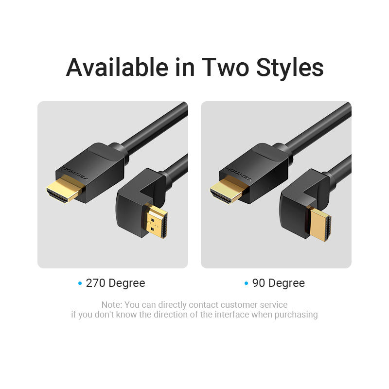 Vention HDMI™ Right Angle Cable 270 Degree