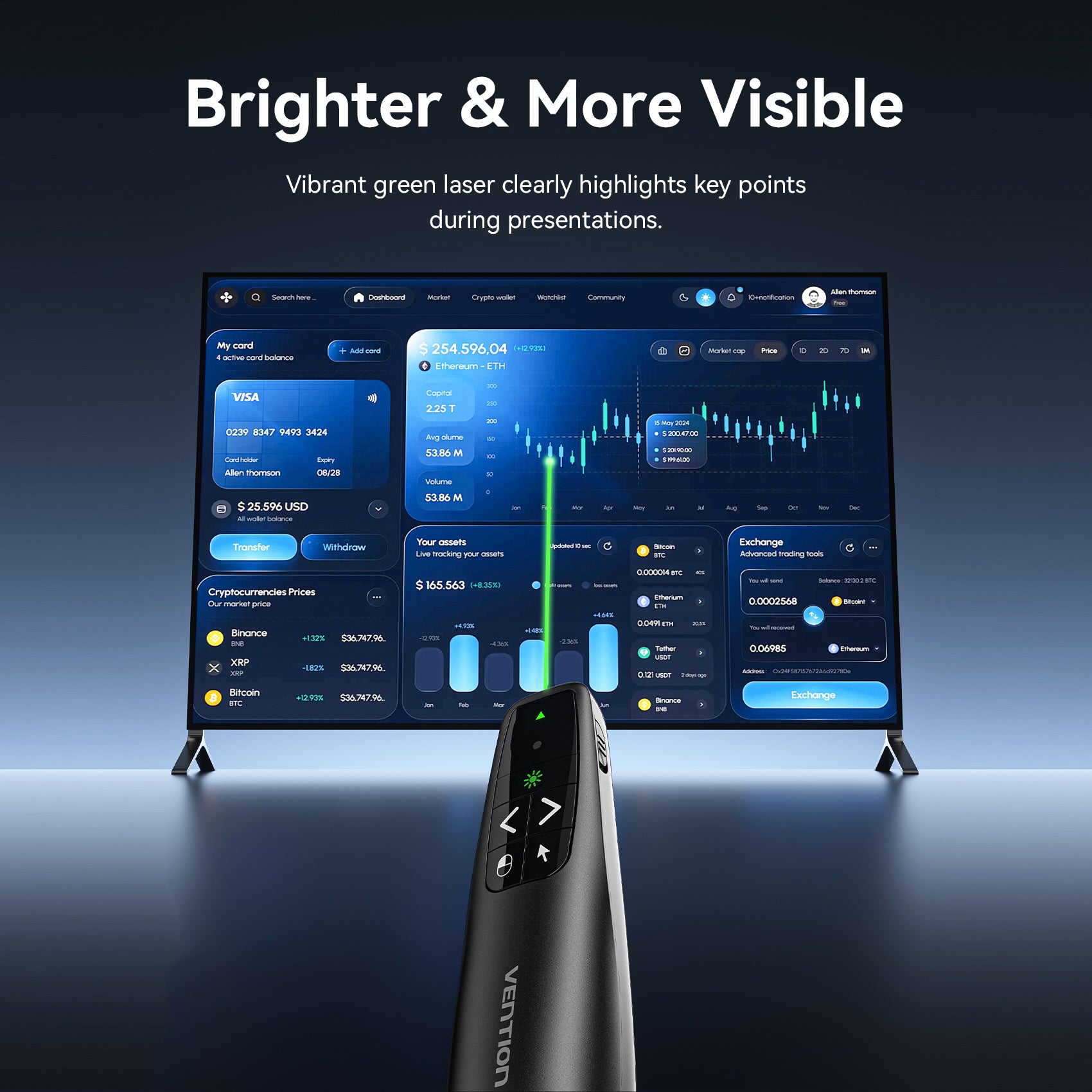 Vention Laser Presentation Clicker
