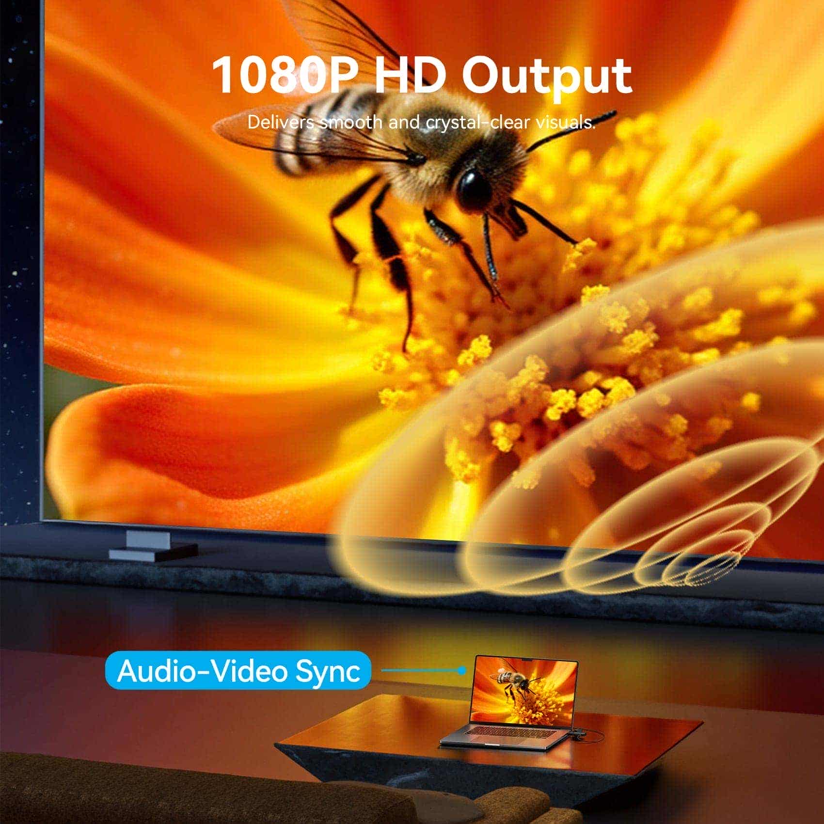Vention Wireless HDMI™ Transmitter and Receiver - Vention