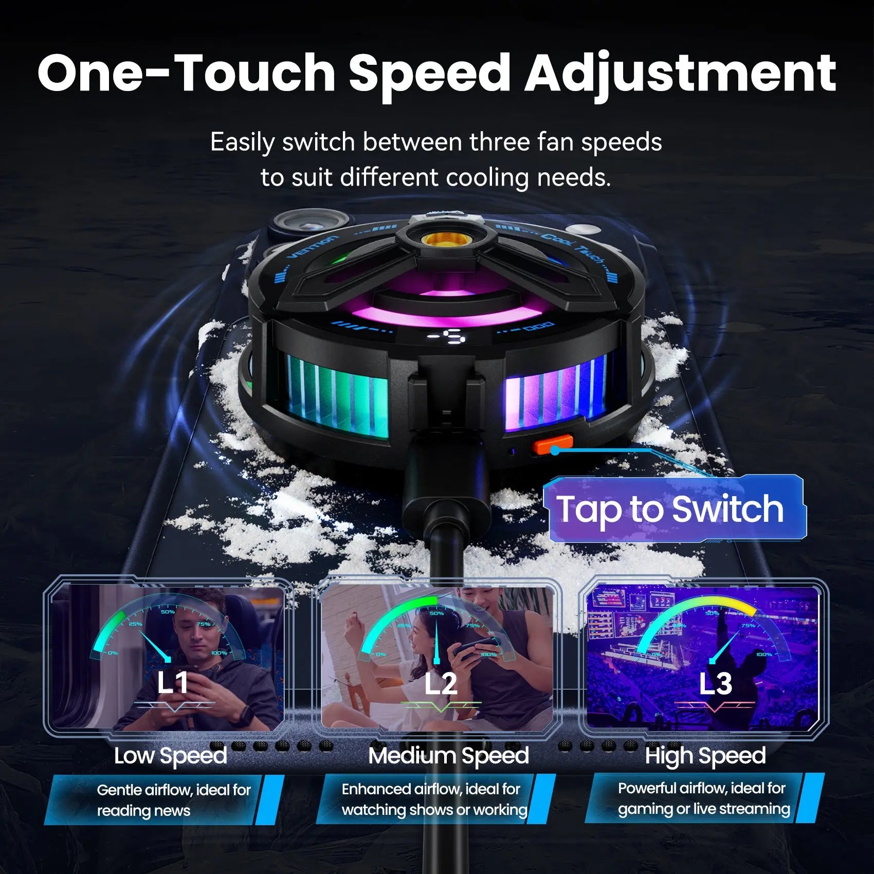 Vention Magnetic Phone Cooler - Vention