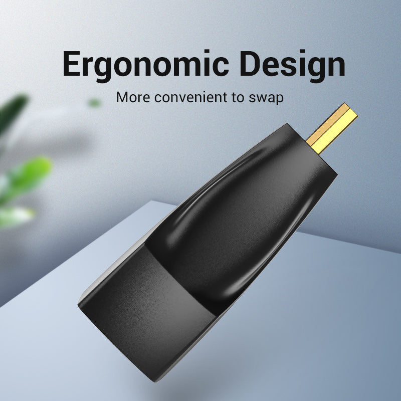 Vention Micro HDMI Male to HDMI Female Adapter Black