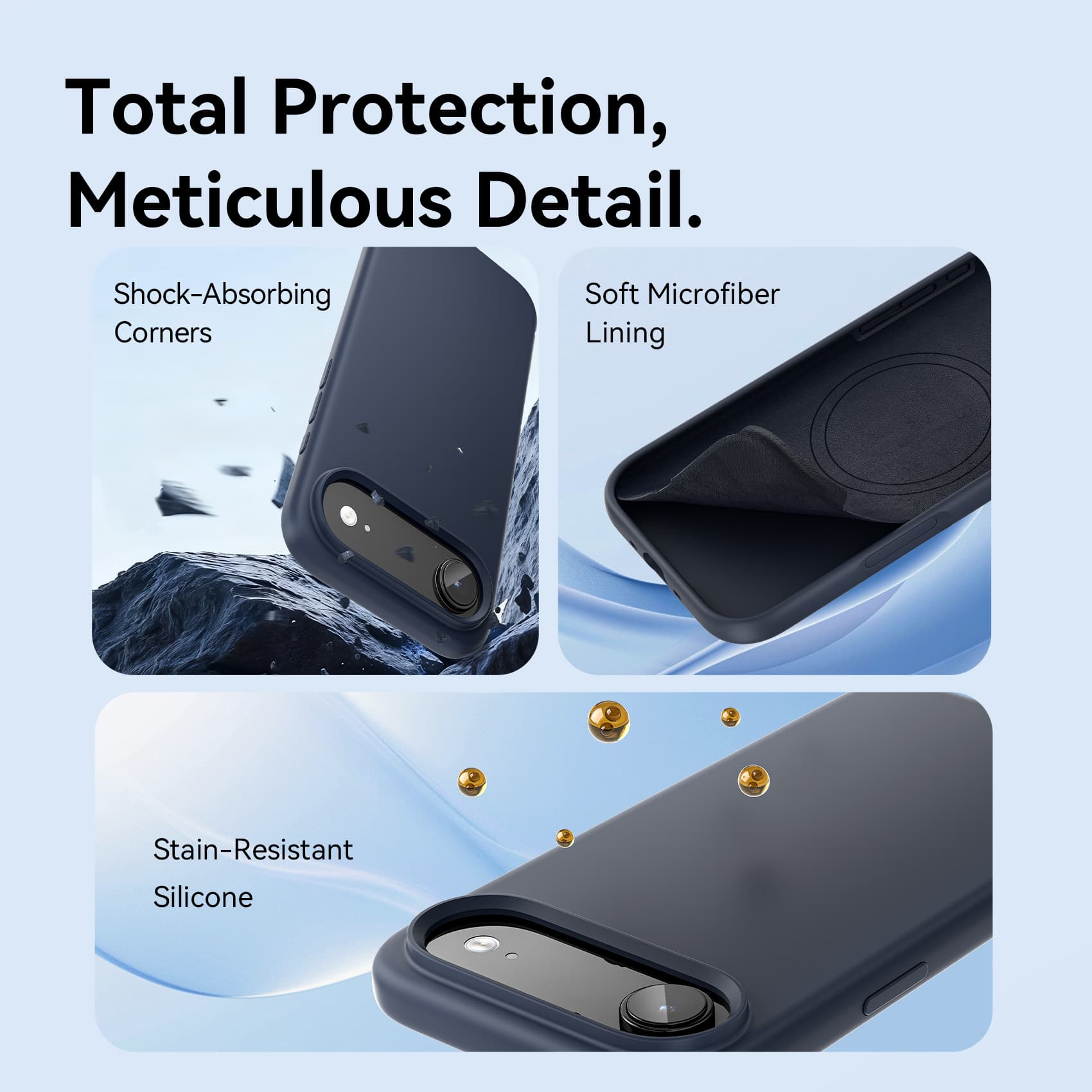 <tc>Vention</tc> Casing Silikon Cair untuk iPhone 17 Pro dengan MagSafe