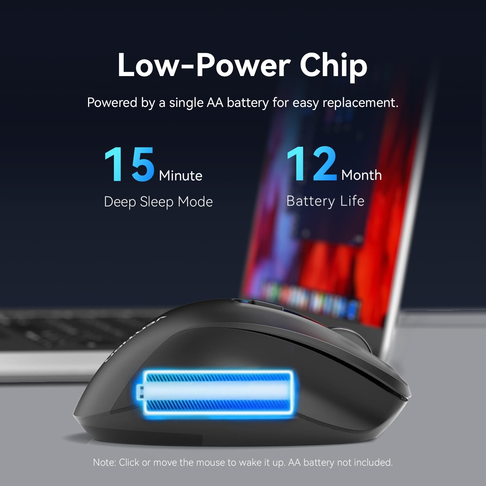 Vention Dual-Mode Wireless Ergonomic Mouse