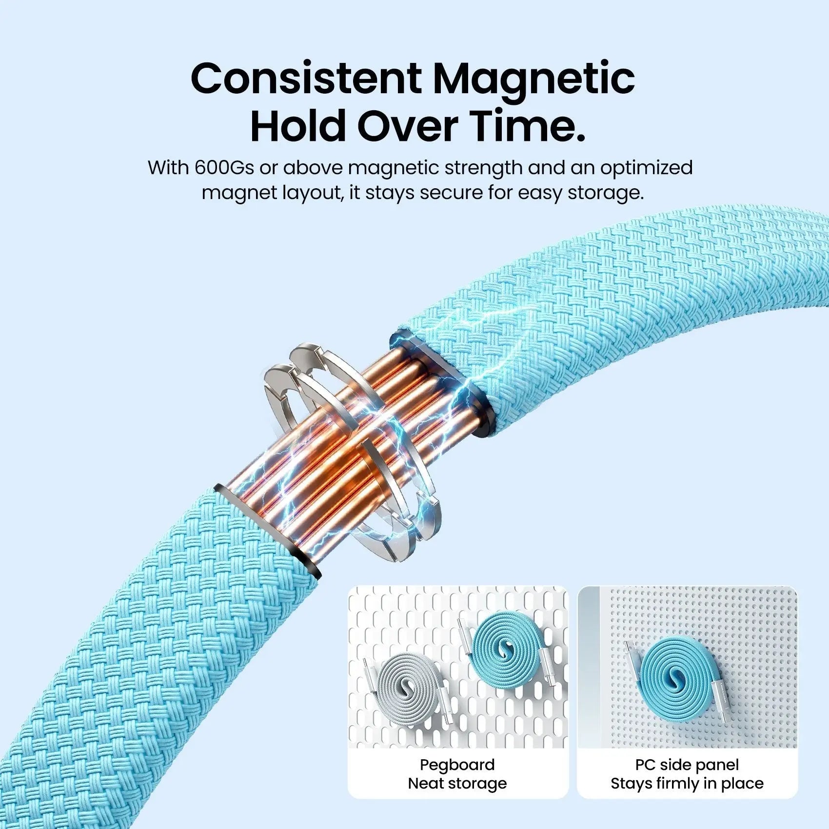 240W USB-C Slim Magnetic Fast Charging Cable - Vention