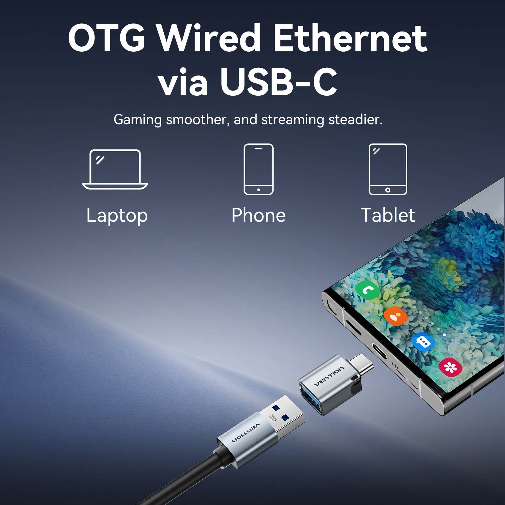 Vention USB-A to 2.5G Ethernet Adapter - Vention