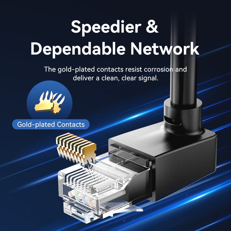 Vention Cat6 UTP Dik Açı Ethernet Patch Kablosu