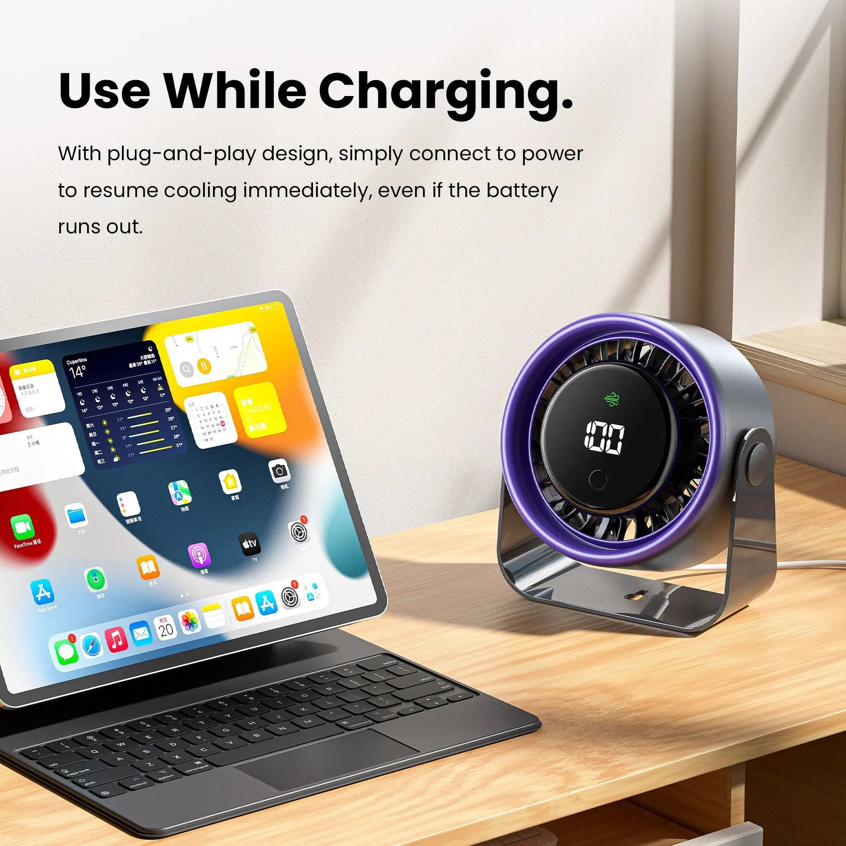 Vention lite 01 Desktop Air Circulation Fan - Vention
