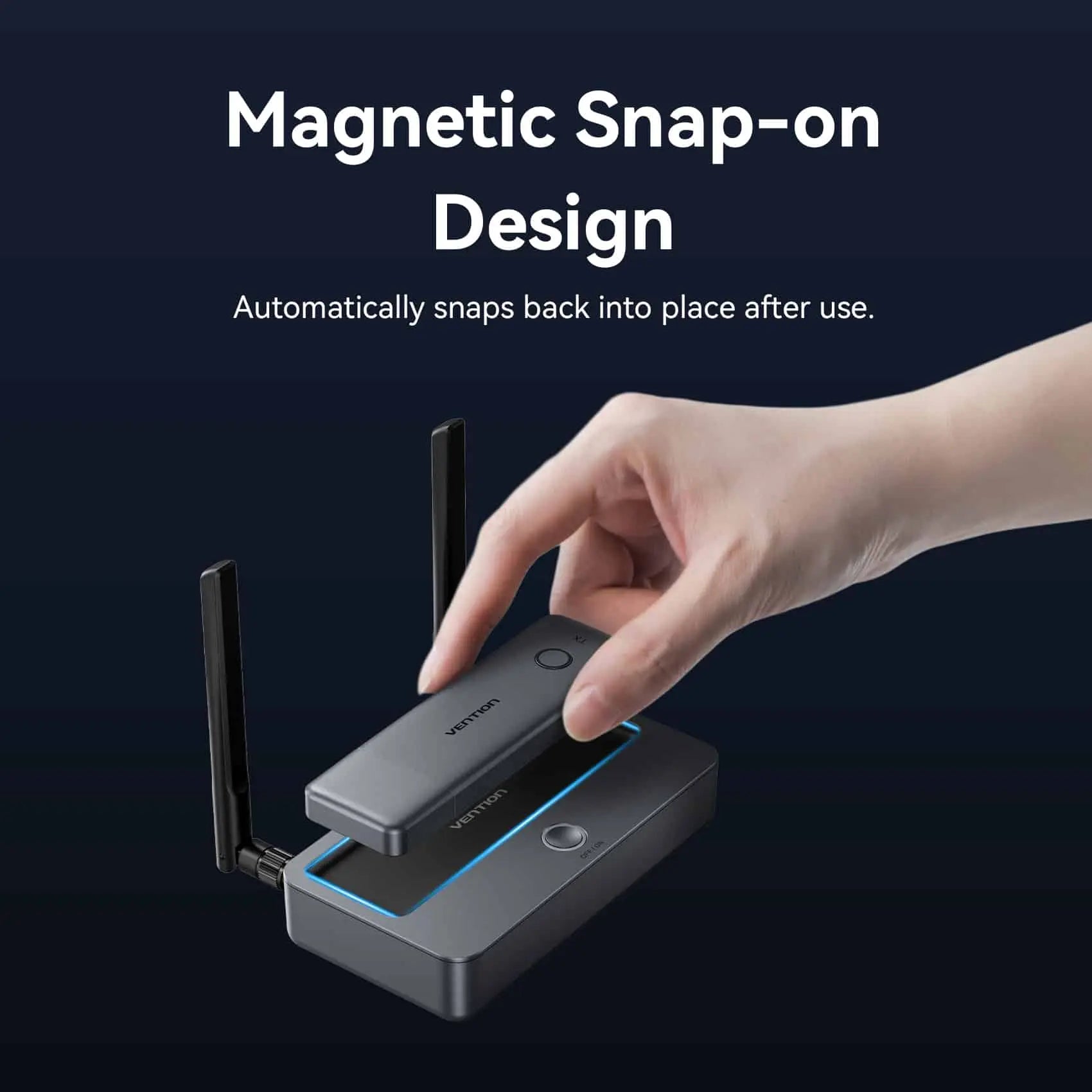 Vention Enterprise-Grade Wireless HDMI™ Transmitter and Receiver - Vention