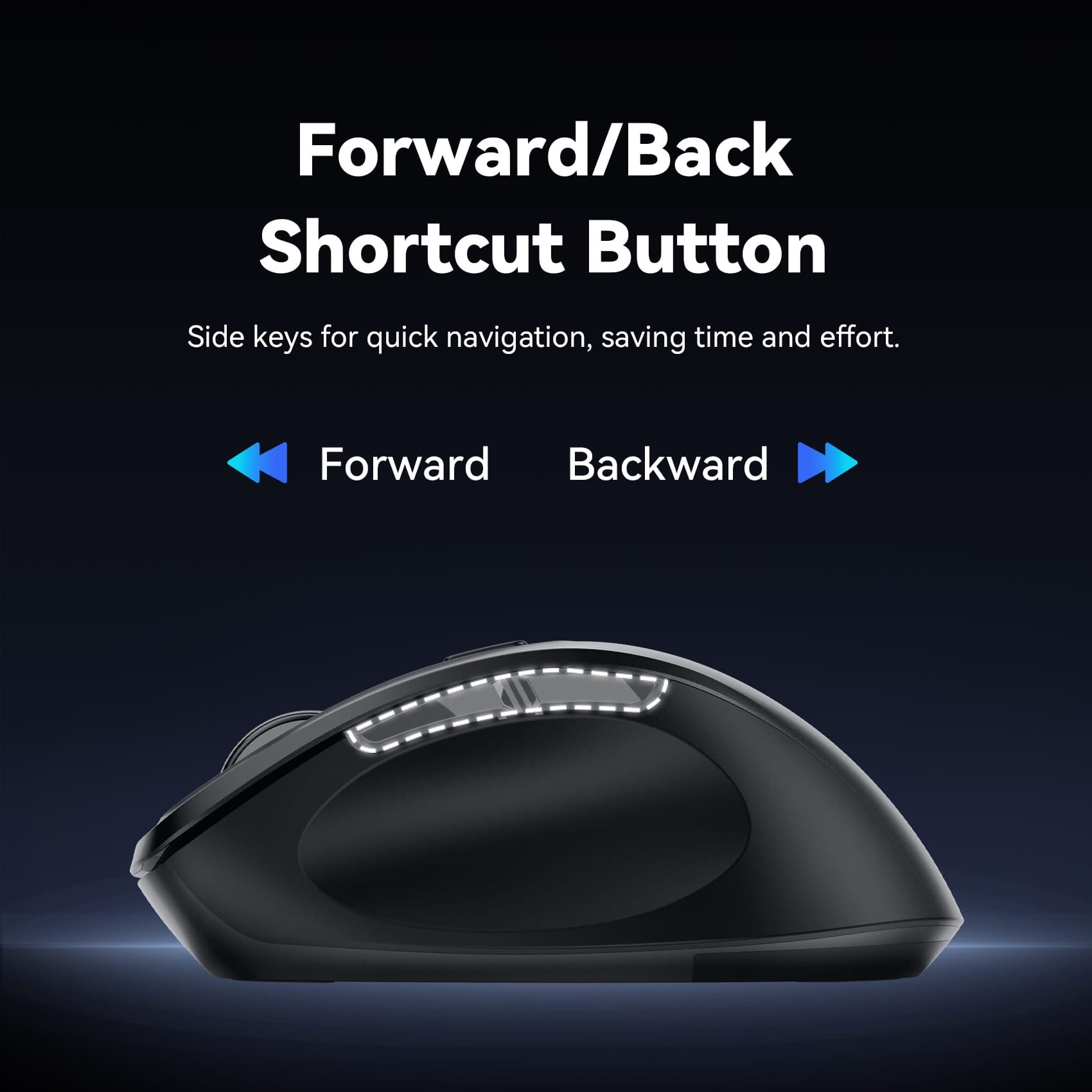 Vention Dual-Mode Wireless Ergonomic Mouse