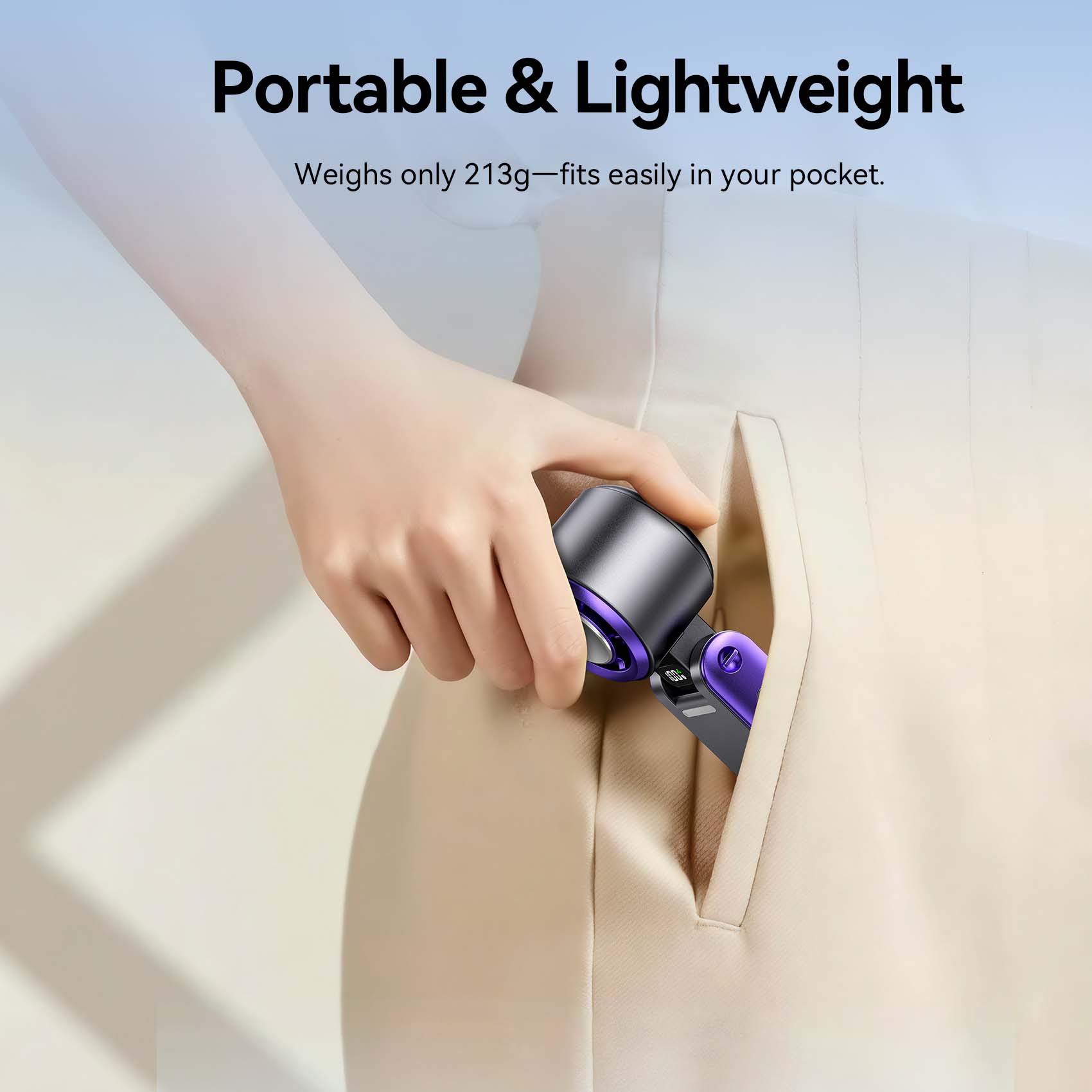 Vention Handheld Foldable High-Speed Cooling Fan - Vention