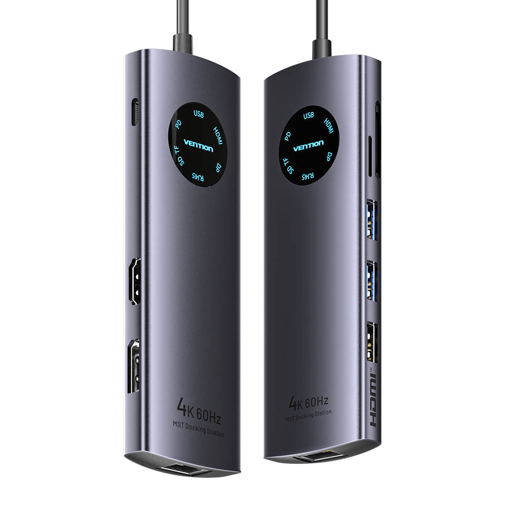 Vention 9'u 1 arada USB-C MST Bağlantı İstasyonu