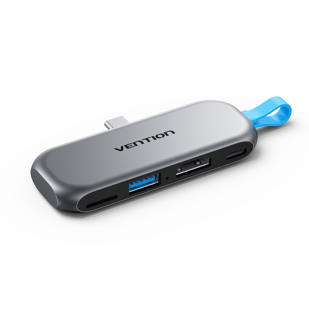 Vention 4'ü 1 arada USB-C Kablosuz Bağlantı İstasyonu