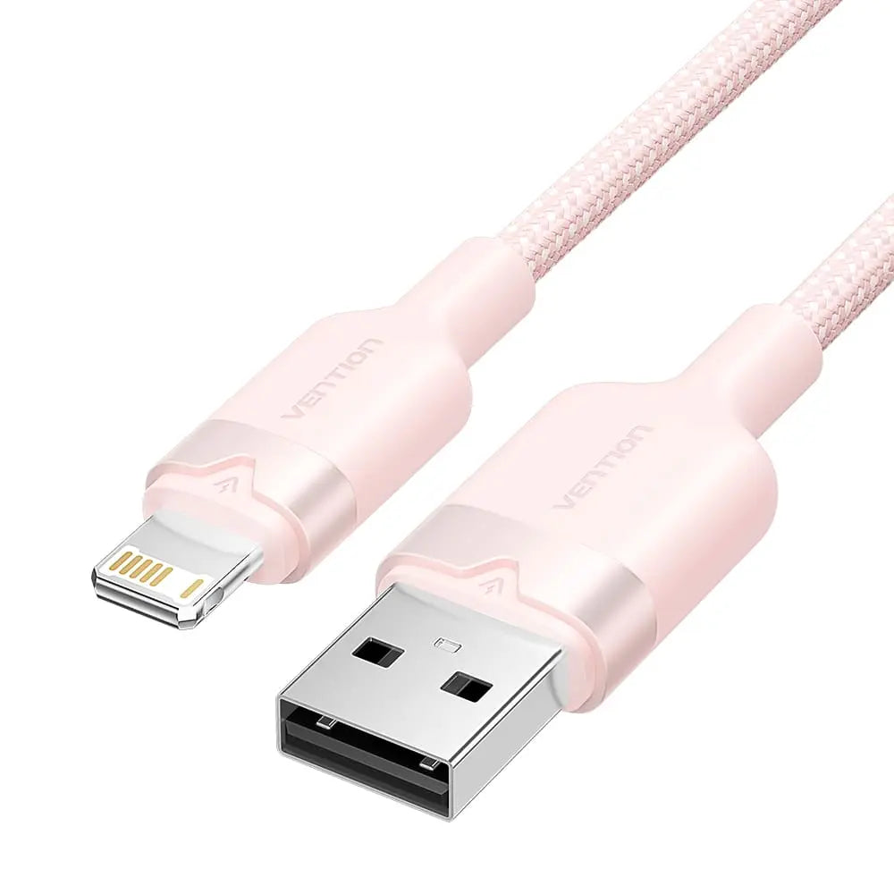 Vention USB 2.0 Type-A Male to Lightning Male 2.4A Cable Aluminum Alloy Type - Vention