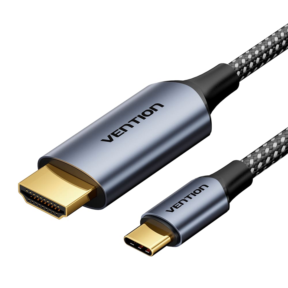 Cotton Braided USB-C to HDMI-A 4K HD Cable
