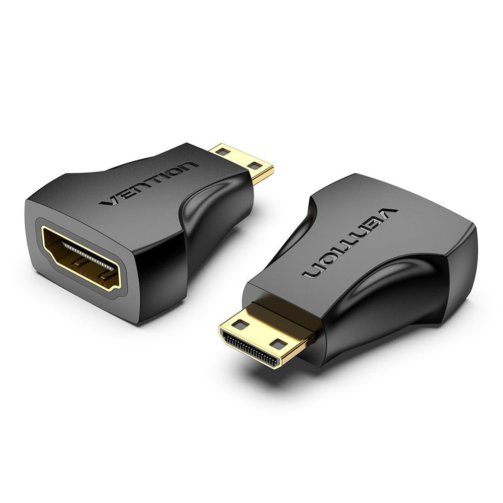 Vention Mini HDMI Male to HDMI Female Adapter Black - Vention