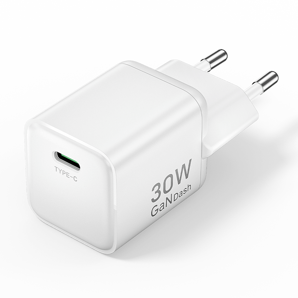 Vention 1-Port USB-C GaN Charger (30W) EU-Plug - Vention