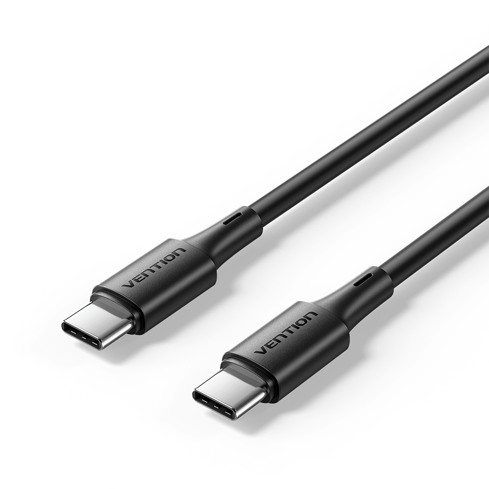 Vention USB 2.0 Type-C Male to Type-C Male 3A Cable Black PVC Type - Vention