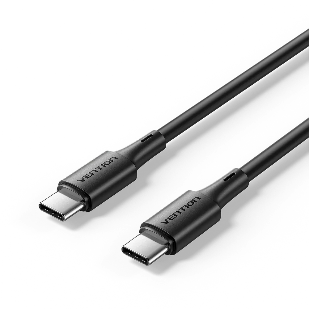 Vention USB 2.0 Type-C Male to Type-C Male 3A Cable Black PVC Type - Vention
