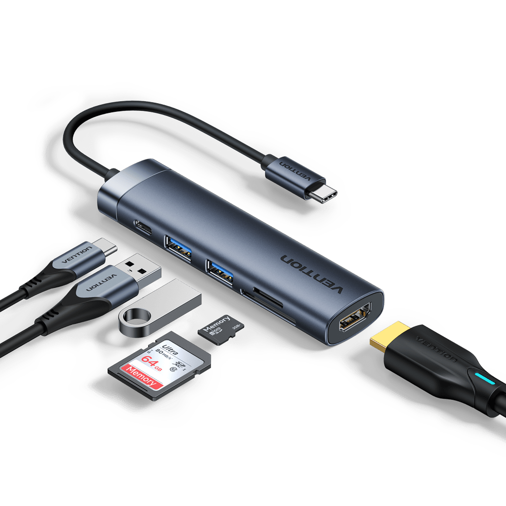 Vention 6-in-1 USB-C Docking Station - Vention