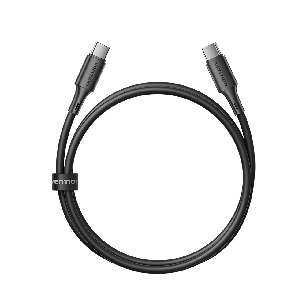 Vention USB 2.0 Type-C Male to Type-C Male 3A Cable Black PVC Type - Vention