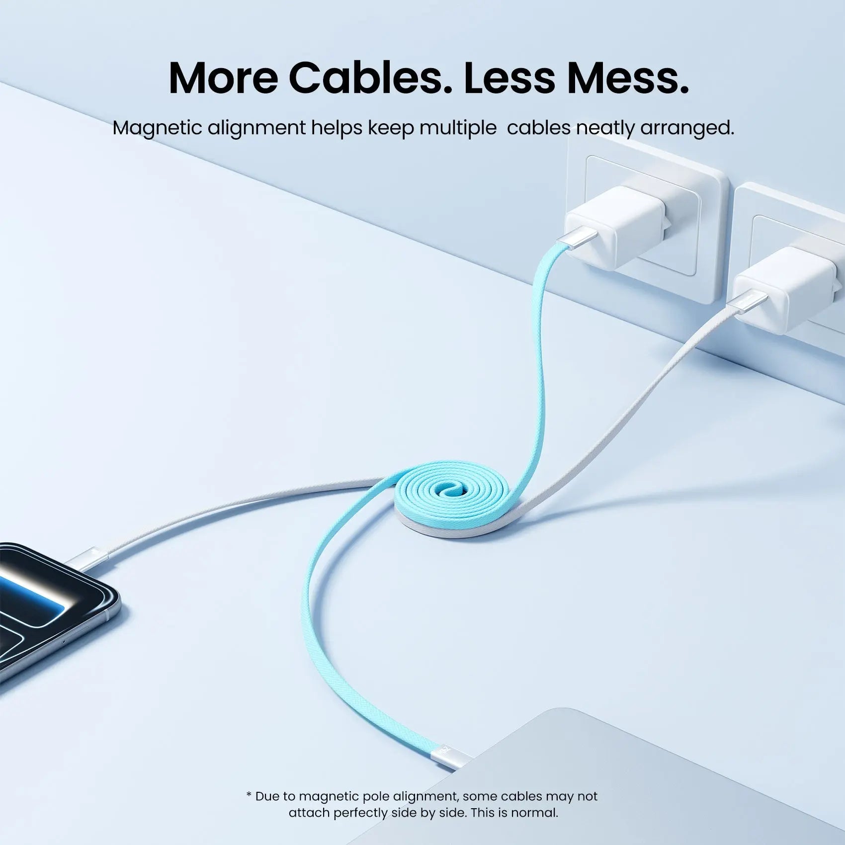 240W USB-C Slim Magnetic Fast Charging Cable - Vention