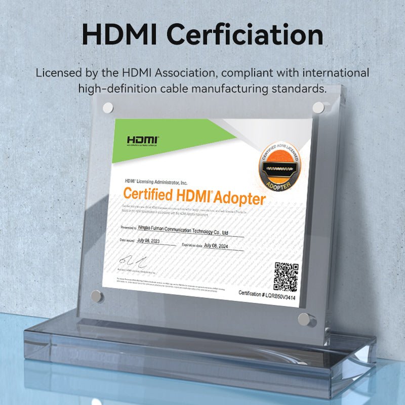 Cotton Braided 4K HDMI™ Male to Male Cable - Vention