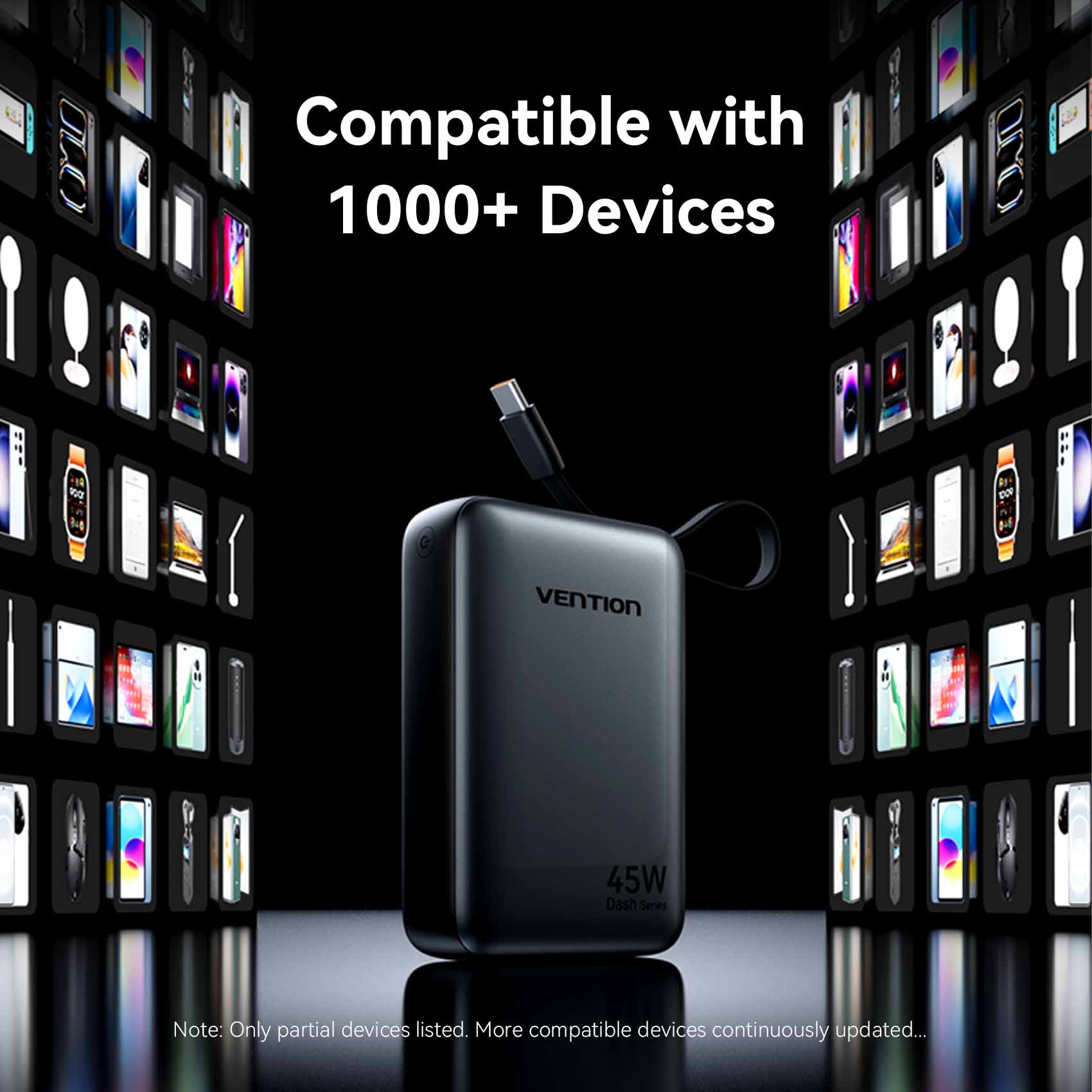 Vention 20000mAh Power Bank 45W