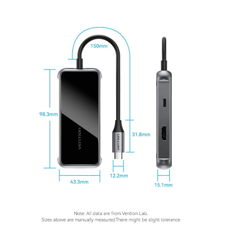 <tc>Vention</tc> Station d'accueil USB-C 7 en 1