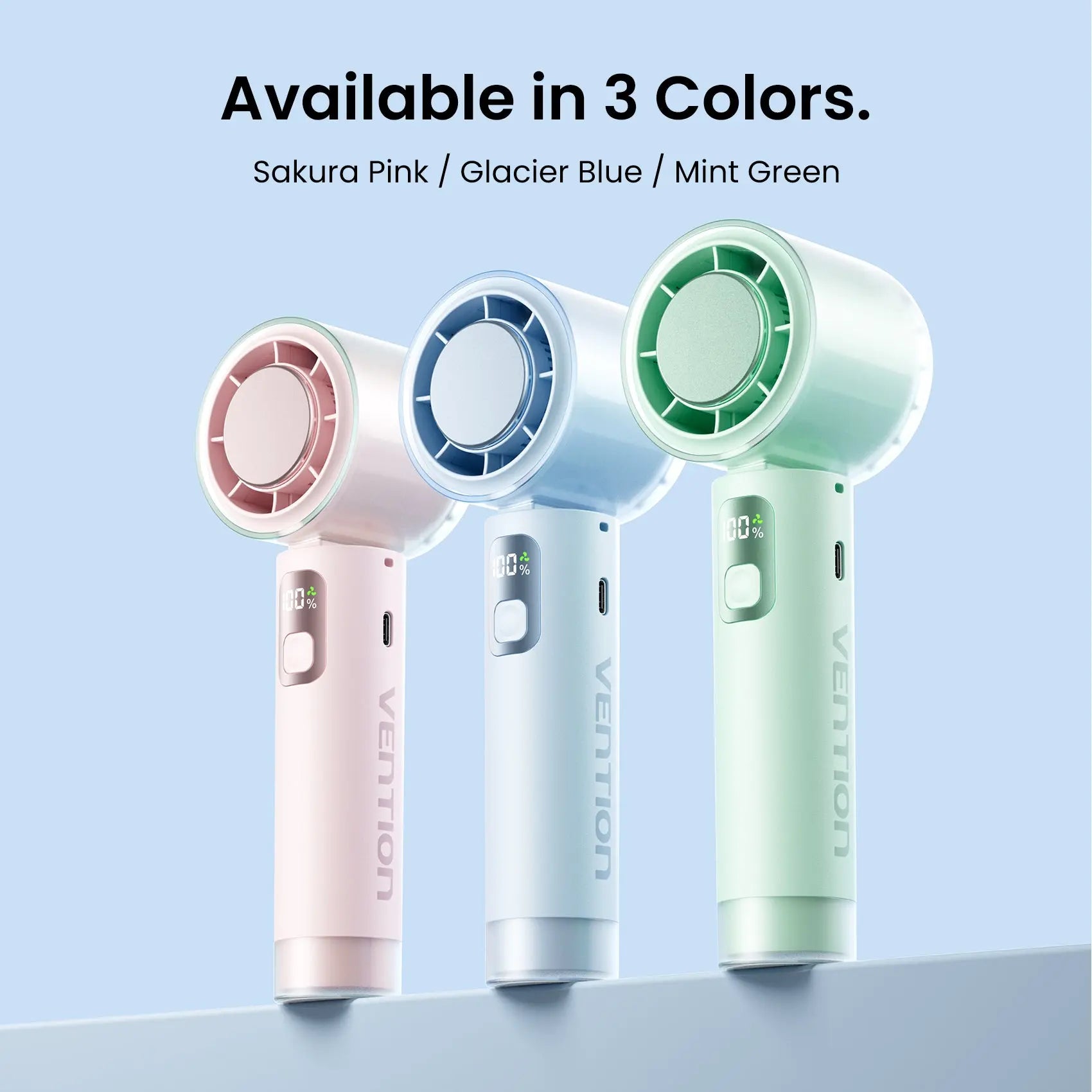 Vention Ultra-Light Foldable Handheld Fan - Vention