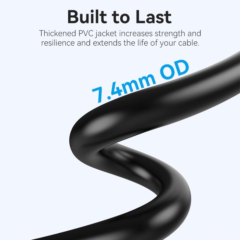 Vention HDMI™-A Male to Male 4K HD Cable 1.5M Black - Vention