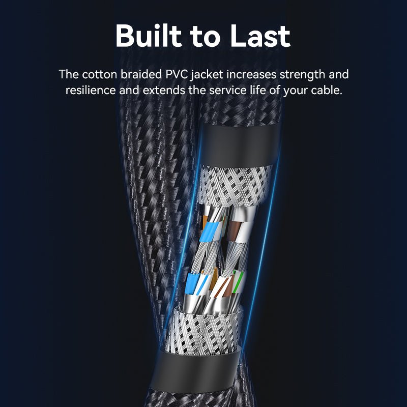 Vention Cat8 SFTP Ethernet Patch Cable - Vention