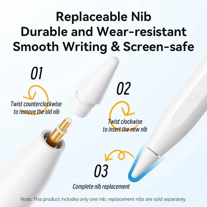 Vention Stylus Pen for iPad with Palm Rejection & Touch Switch White - Vention