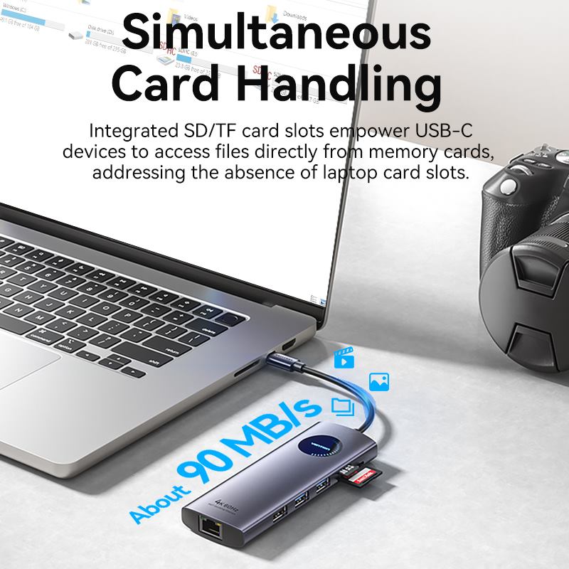 Vention 9-in-1 USB-C MST Docking Station - Vention