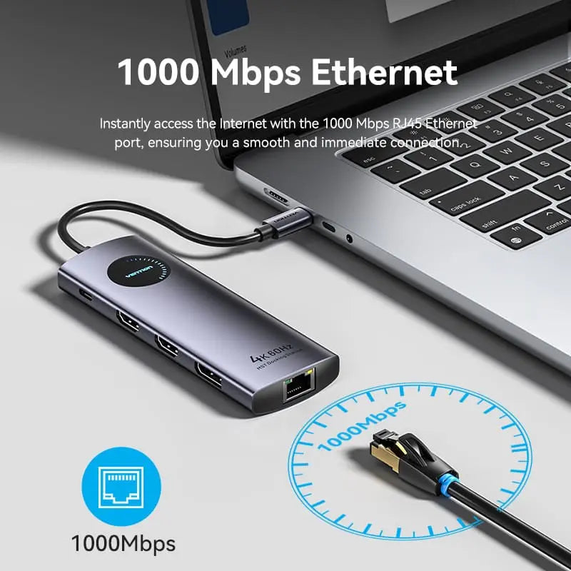 Vention 10-in-1 USB-C MST Docking Station - Vention