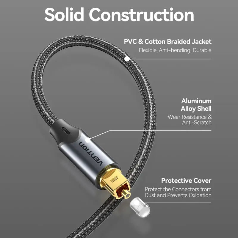 Optical Fiber Audio Cable - Vention