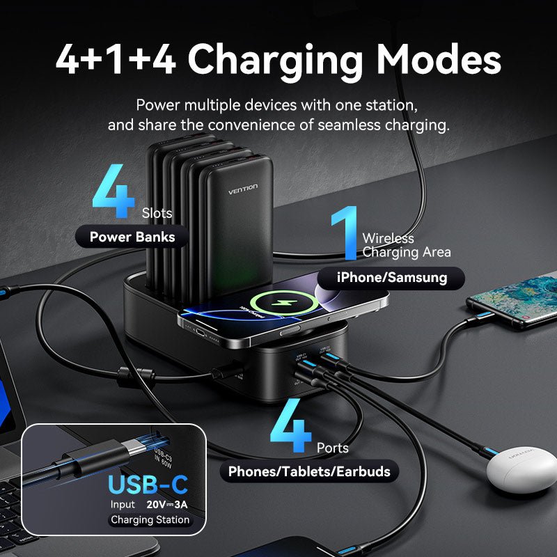 Vention Multi-Function Charging Station Kit - Vention