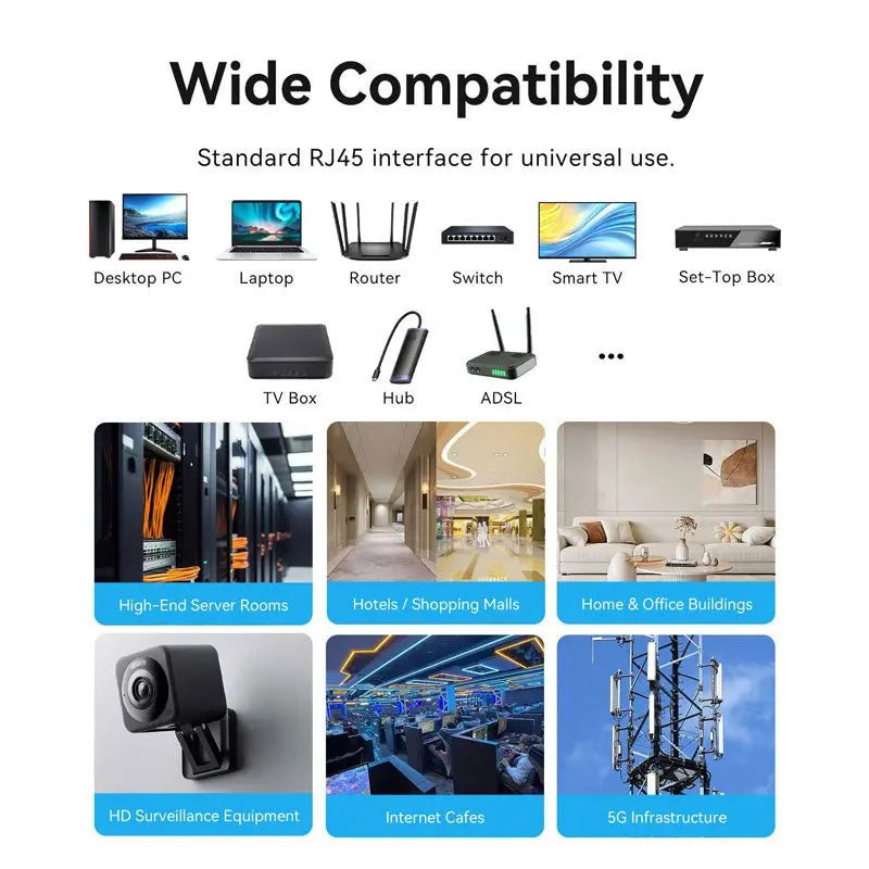 Vention Cat8 Shielded RJ45 Modular Plug - Vention