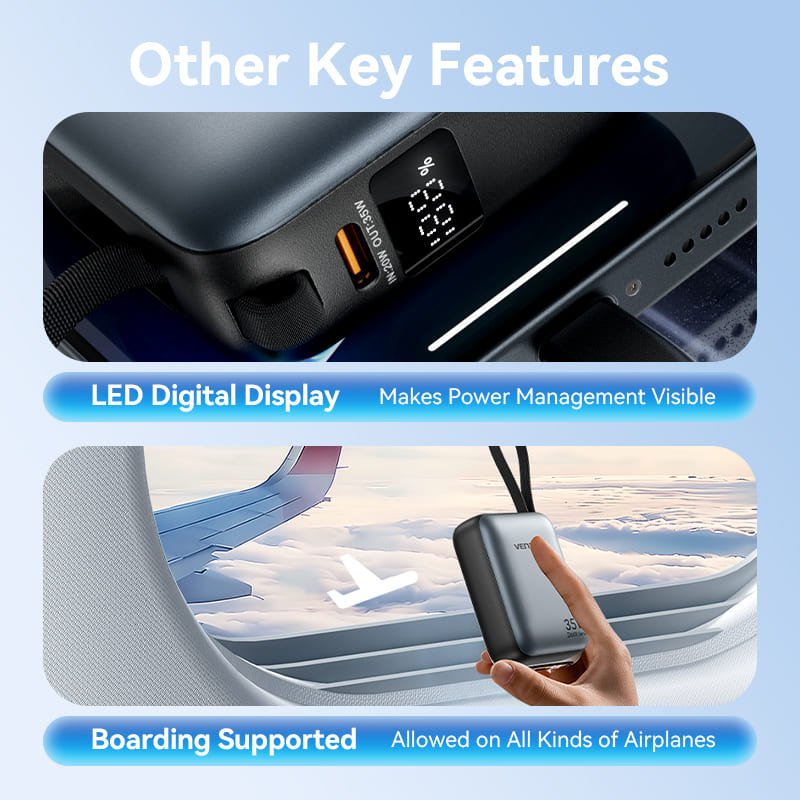 Vention 10000mAh Power Bank 35W - Vention